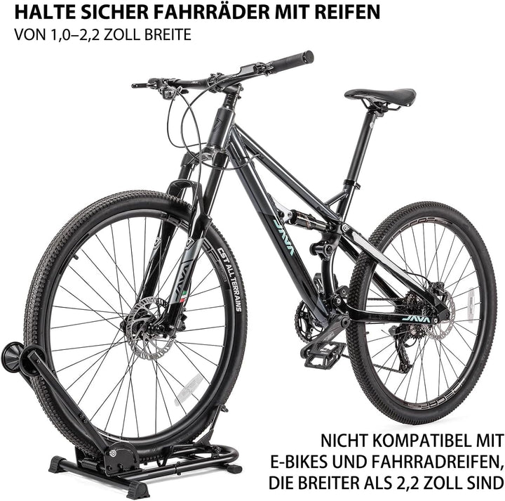 CXWXC Fahrradständer Boden 26 bis 29 Zoll und 650C -700C,Fahrrad Ständer für Ihre Garage,Haus oder F