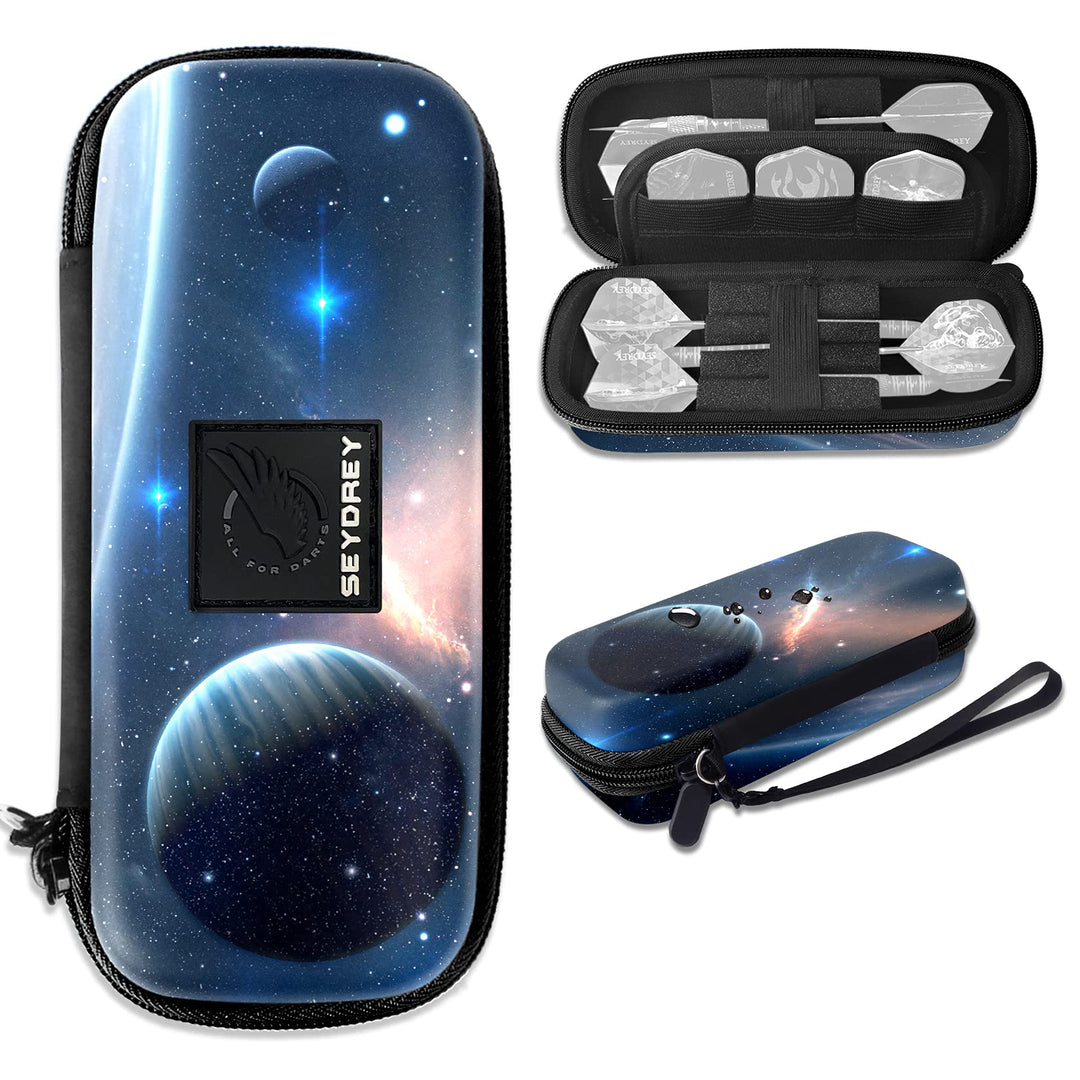 Seydrey Dart Tasche Dartpfeile Dart Zubehör für 6 Stück Dartpfeile mit Kunststoffspitze Dart Hülle f