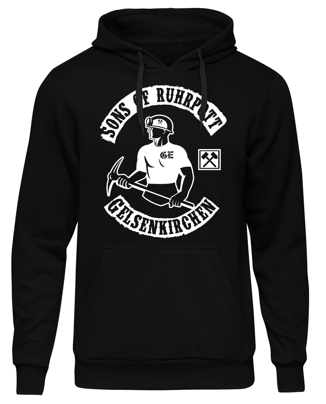 Sons of Ruhrpott Gelsenkirchen Herren Kapuzenpullover | Ruhrpott Geschenke Männer - Ruhrpott Pullove