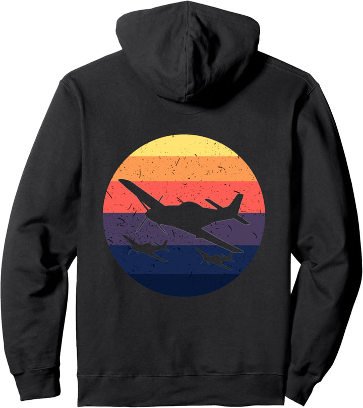 Flugzeug Pilot Modellflieger Natur Herzschlag Segelflugzeug Pullover Hoodie