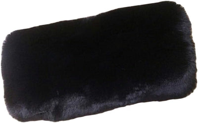 VORCOOL Kunstpelz Hand Muffs Schwarz Warm Kunstpelz Winter Muffs für Männer Mädchen