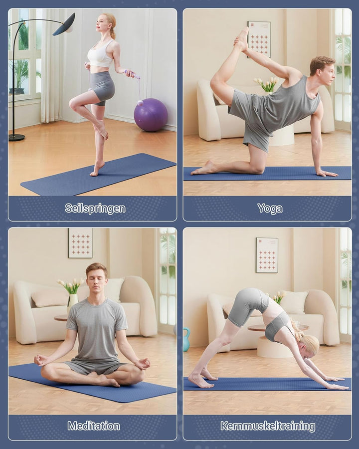 Good Nite Gymnastikmatte Yogamatte Fitnessmatte Rutschfest Trainingsmatte Sport Turn Matten Pilates
