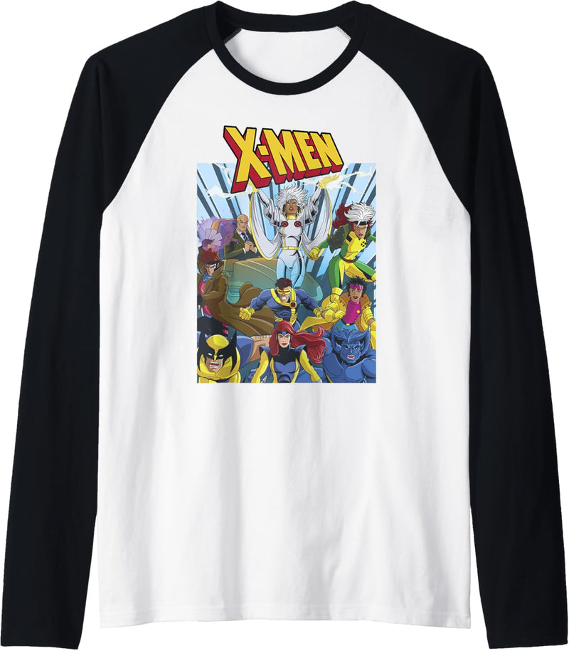 Marvel X-Men Group Shot Portrait Raglan