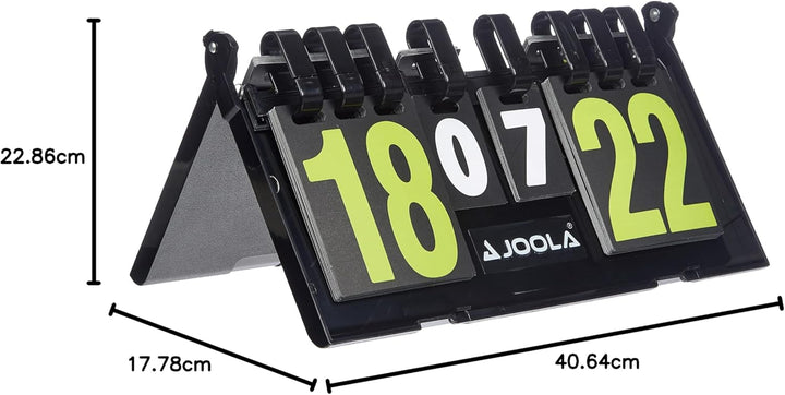JOOLA Anzeigetafel Result Zählgerät Schwarz 36x21, Schwarz 36x21