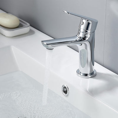 BELZ Wasserhahn Bad, Waschtischarmatur mit Ablaufgarnitur, Waschbecken Armaturen, Armatur Badezimmer