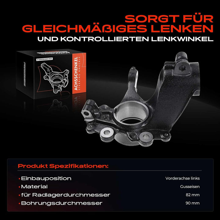 Frankberg Achsschenkel Radaufhängung Vorne Links Kompatibel mit Focus III Stufenheck/Turnier Focus I