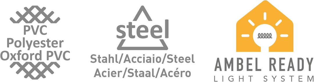 BRUNNER 0425995N.C30 Cucinotto Gusto I, 150x150 cm, blau 150x150 cm blau, 150x150 cm blau