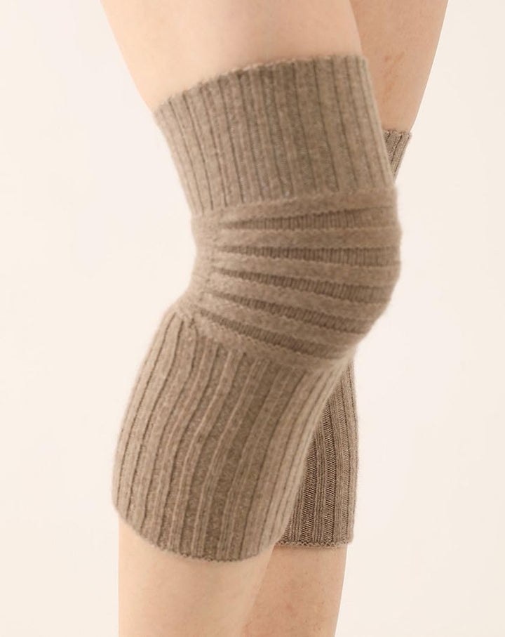 Prettystern verdickte Gestrickt 100% Kaschmir dehnbare wärmende Kniebeugen Kniestulpen Cashmere Knie