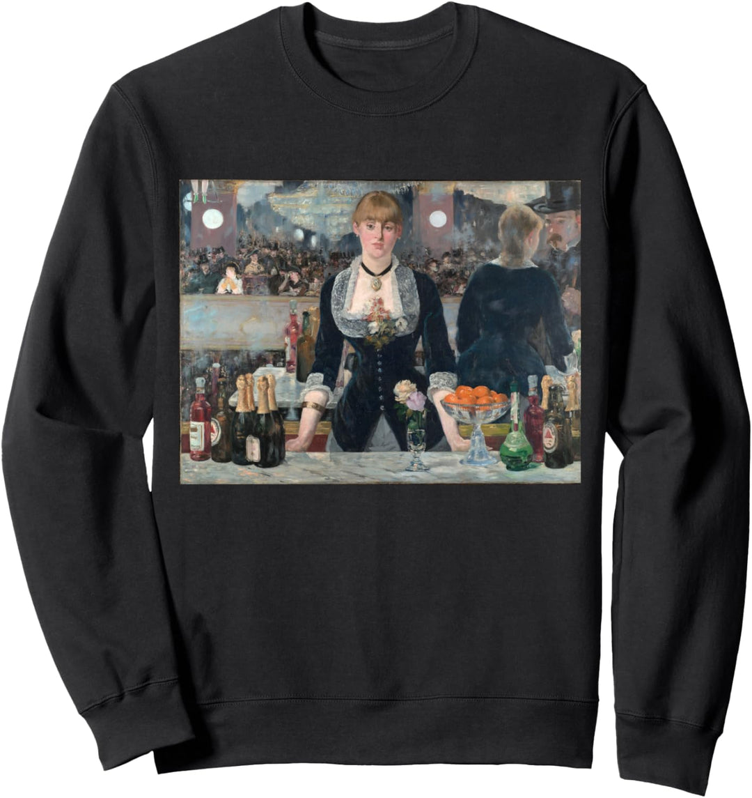 Edouard Manets A Bar im Folies-Bergere Sweatshirt