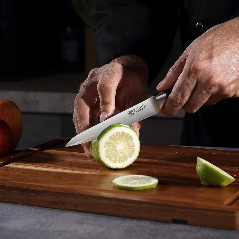 PAUDIN Allzweckmesser 12 cm profi Küchenmesser als Gemüsemesser Kochmesser Obstmesser aus Deutscher