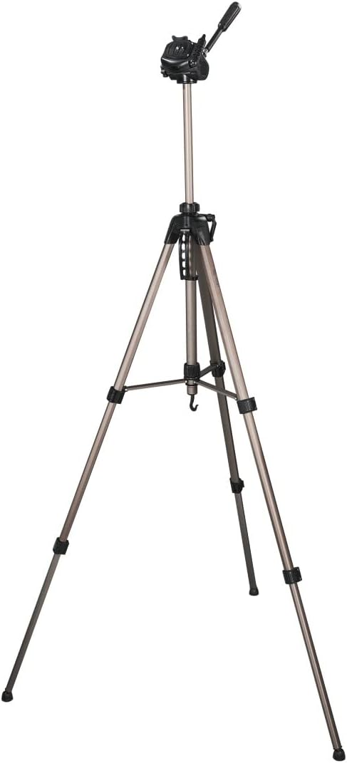Hama Leichtes Einsteiger-Dreibeinstativ mit 3-Wege-Kopf, Star 63 166-3D, Champagner 66 - 166 cm Sing