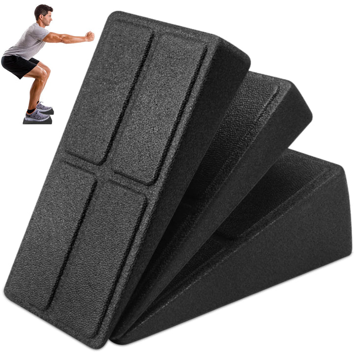 3Pcs Wadendehner, Strapazierfähigem EPP-Schaum Wadentrainer Keil, Praktisch Schrägbrett Fitnessgerät
