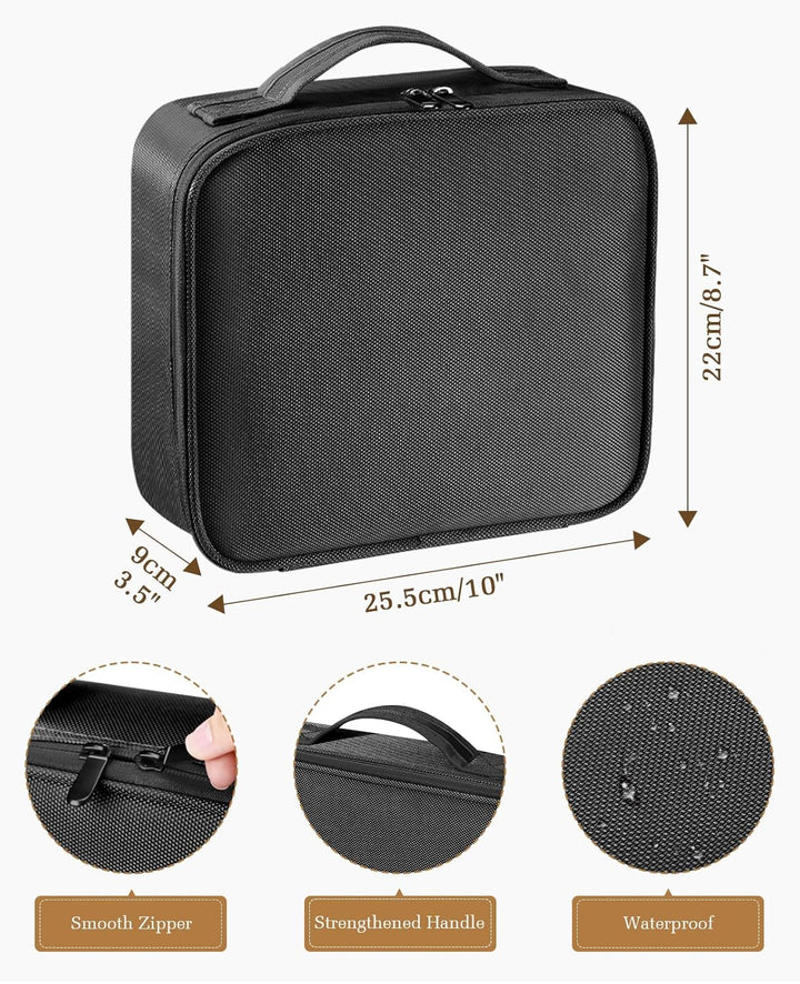 Luxspire Make up Tasche Kosmetiktasche Organizer, Professionelle Make Up Bag Kosmetikkoffer Etui Tra