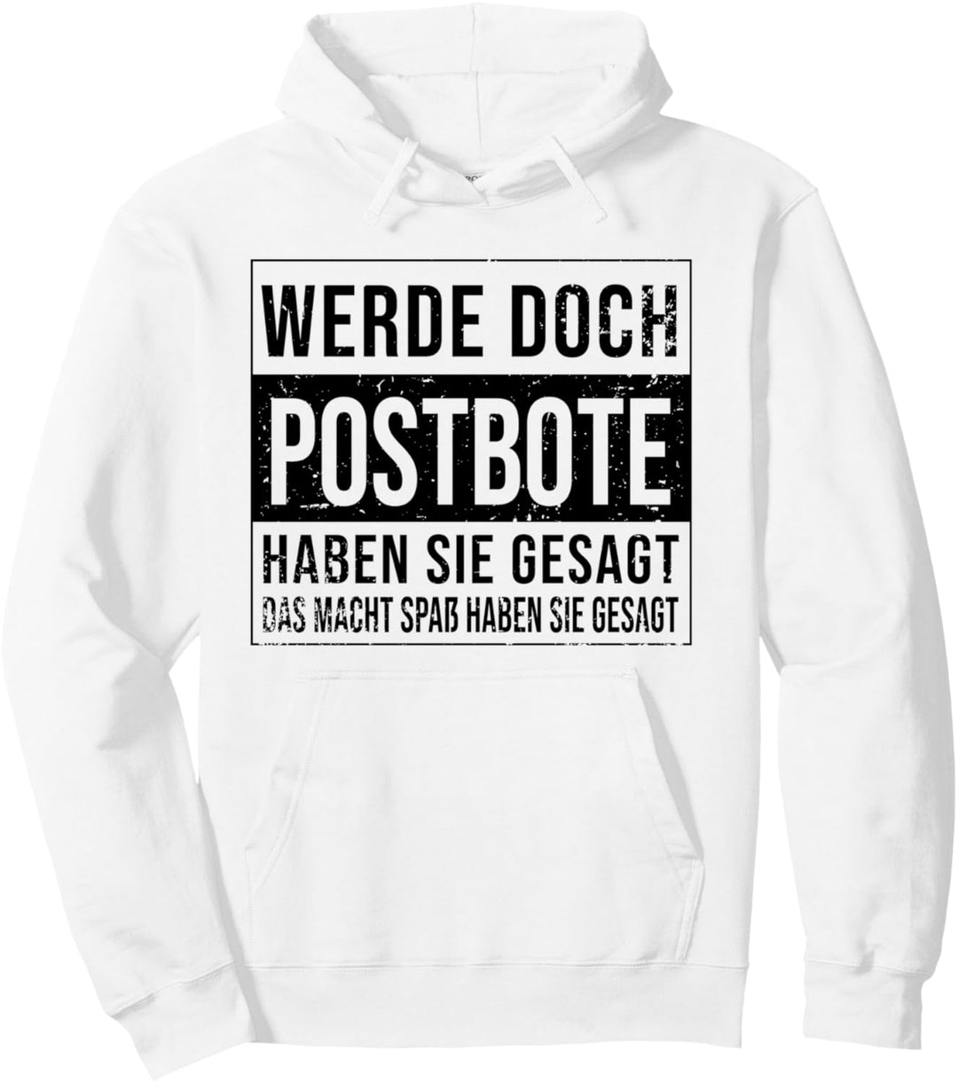 Postboten Geburtstag Arbeit witzige Postbote Postboten Pullover Hoodie