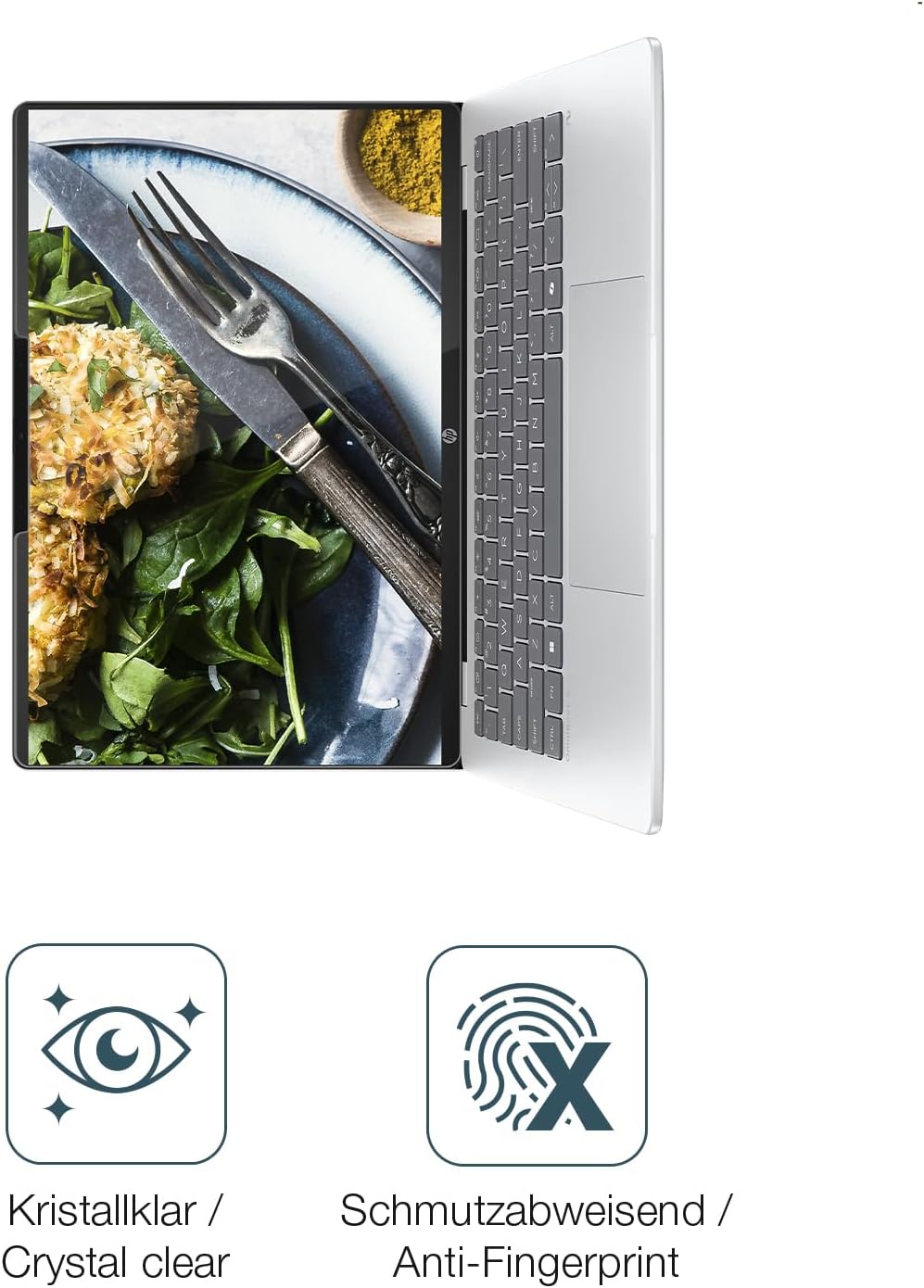 dipos I 2x Schutzfolie klar passend für HP OmniBook 5 14 Zoll Folie Displayschutzfolie, Ultra-Dünn,