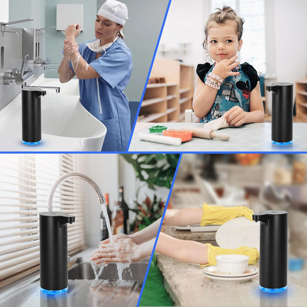Seifenspender Automatischer Edelstahl Schaumseifenspender Elektrischer - LAOPAO Soap Dispenser Set I