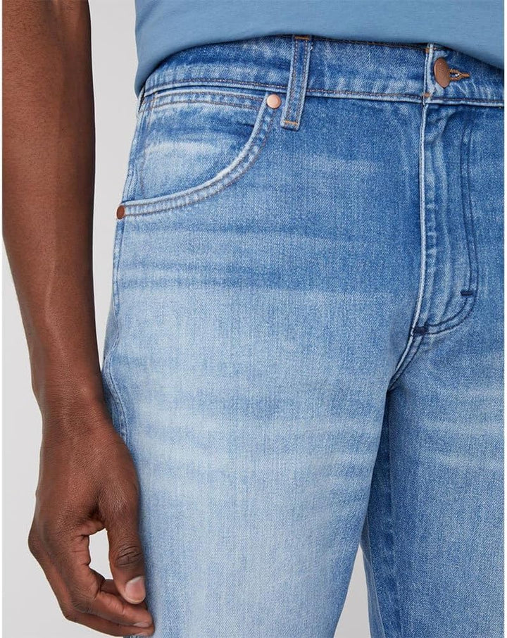 Wrangler Herren Texas I Jeans 31W / 32L Wave Length, 31W / 32L Wave Length