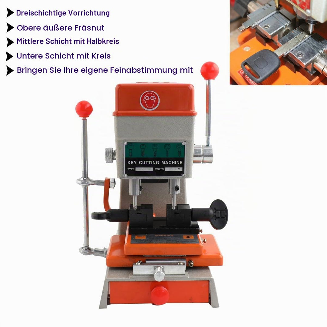 Automatische SchlüSselkopiermaschine, SchlüSselfräSmaschine 220 V PräZises Kopieren SchlitzschlüSsel