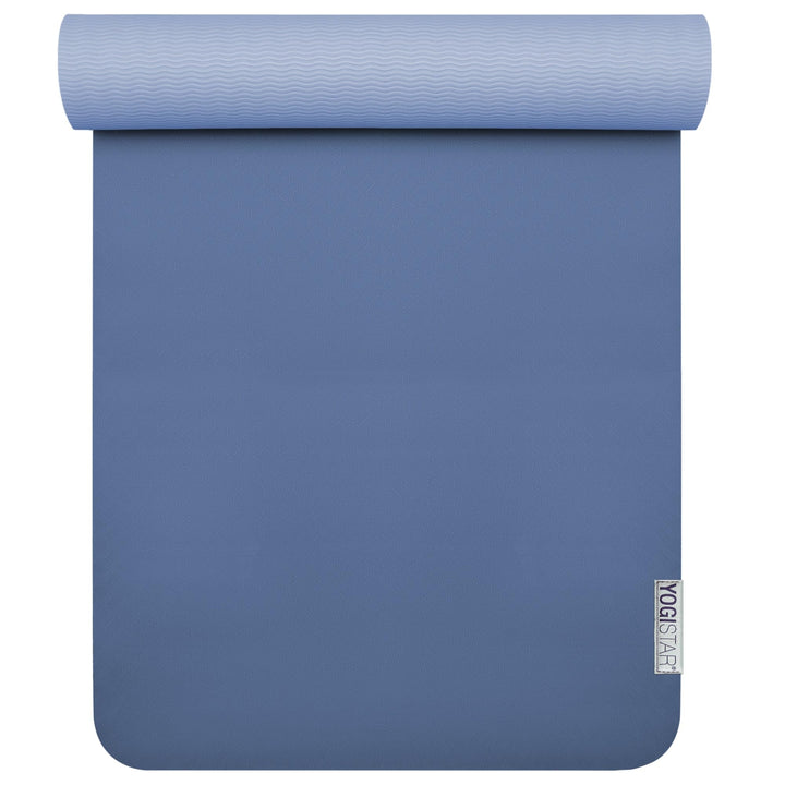 Yogistar Yogamatte Pro - sehr rutschfest - 14 Farben Blue