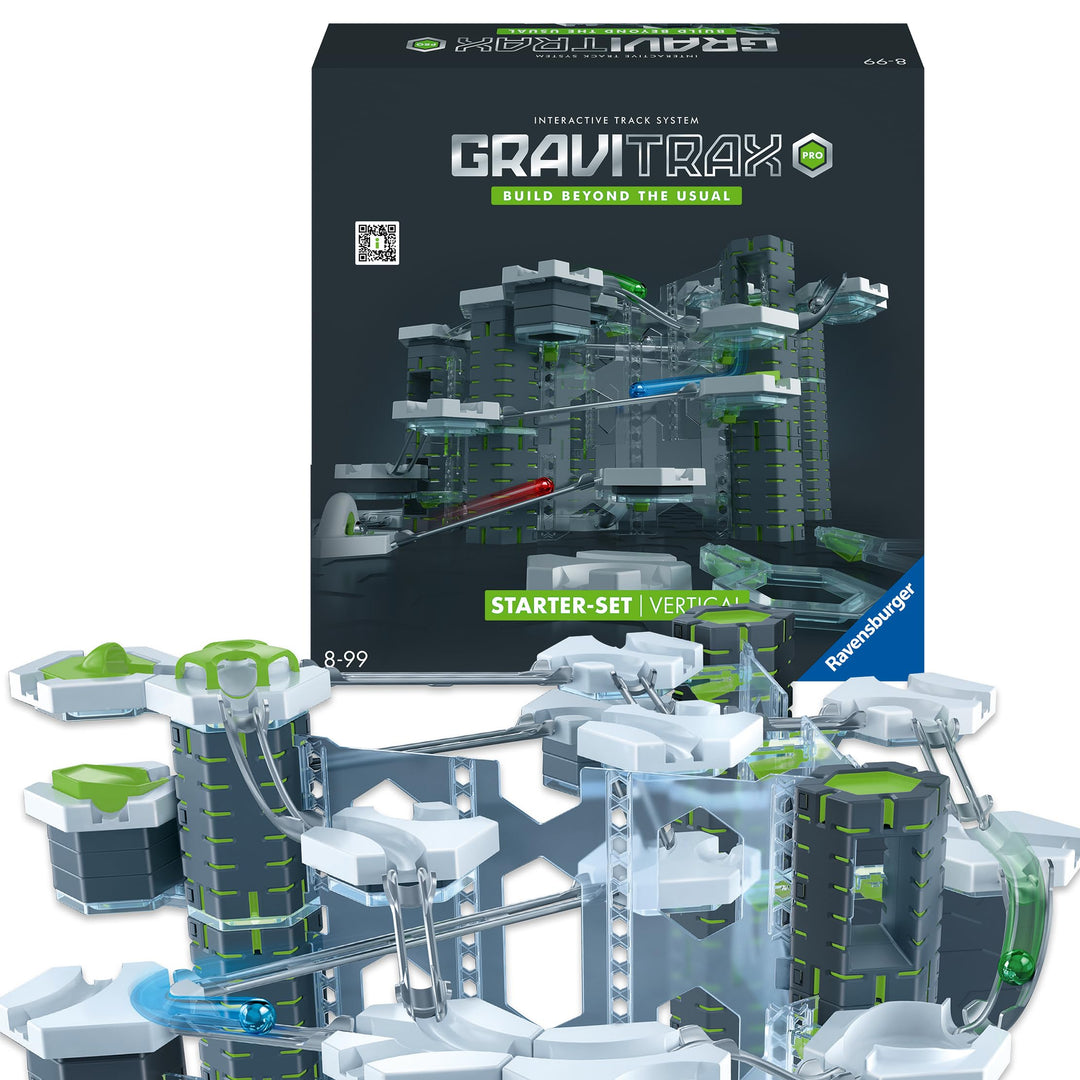 Ravensburger GraviTrax PRO Starter-Set Vertical 22426 - GraviTrax Starterset für deine Kugelbahn - M
