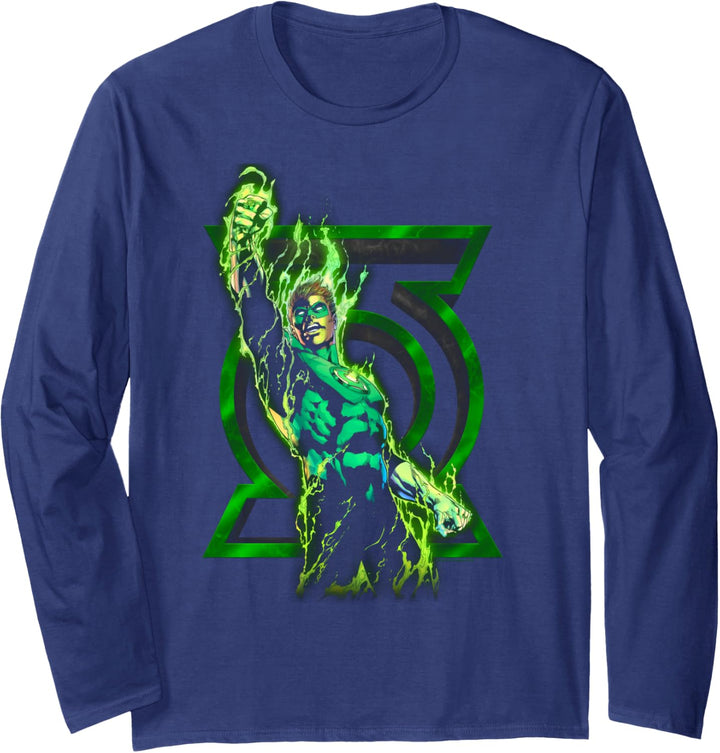 Green Lantern Fully Charged Lantern Langarmshirt