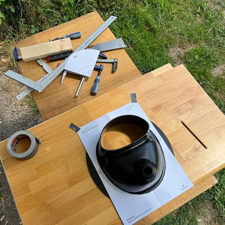 Kildwick Klassic Urin Separator Diverter Trenneinsatz für Komposttoiletten weiss