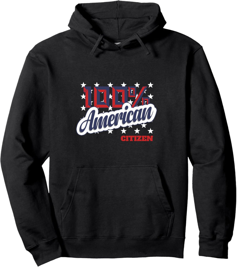 100% amerikanischer Staatsbürger USA Patrioten T Shirt Pullover Hoodie