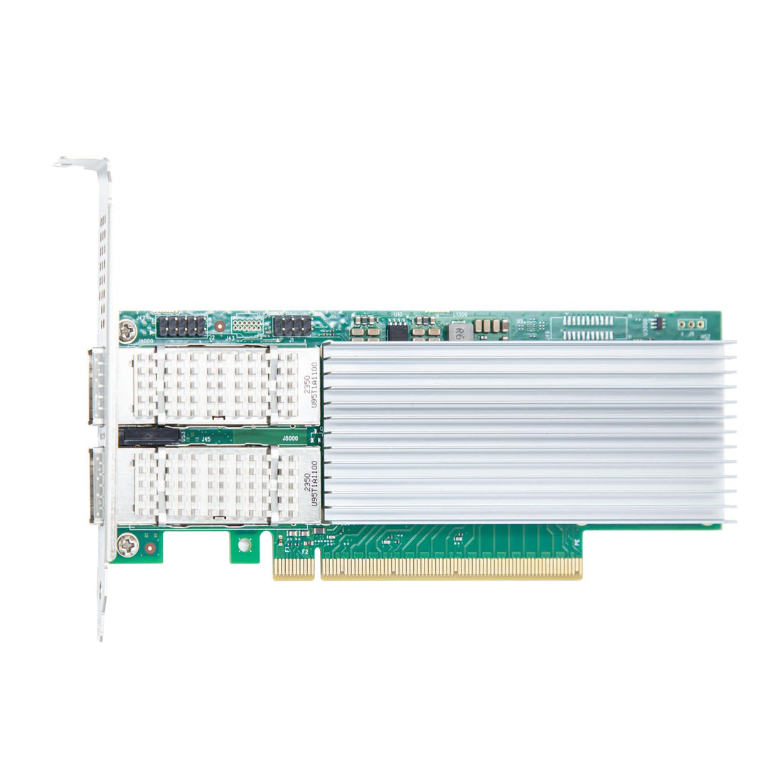 10Gtek 100GbE Converged Network Card with E810-CAM2 Controller, Dual QSFP28 Ports, PCIe 4.0 x16, Com