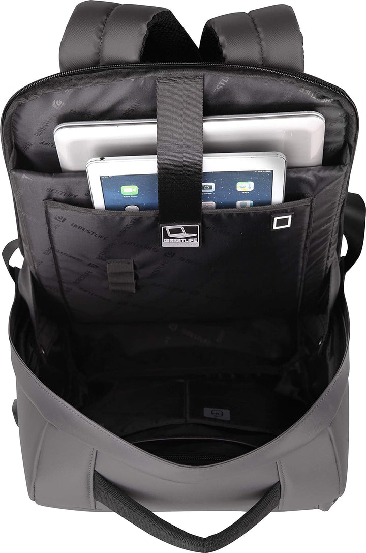 Best Life Travelsafe Neoton Rucksack, 46 cm, 23 Liter, Grau, Grau