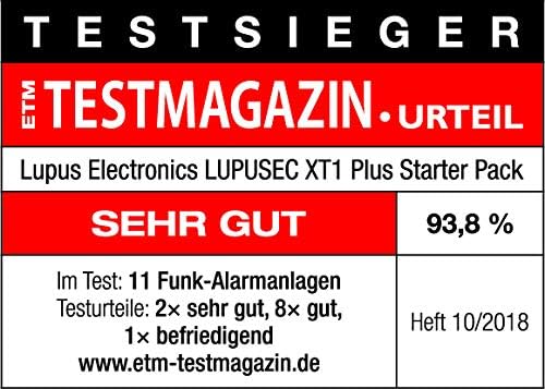 XT1 Plus Starter Pack, Smart Home Alarmanlage für Haus und Wohnung, Deutscher Hersteller, mit Kamera