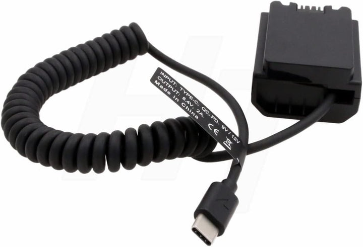 HangTon PD USB C auf NP-FZ100 Dummy-Akku für Sony Alpha 9 II, A9, A7R Ⅳ, A7R III, A7 III, A6600, FX3