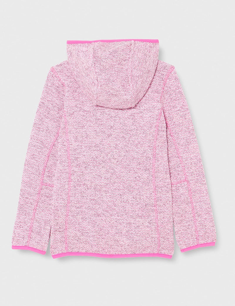 CMP Mädchen Kinder-knit-tech-jacke mit Fester Kapuze KID G JACKET FIX HOOD 164 Lila Fluo-Titan, 164