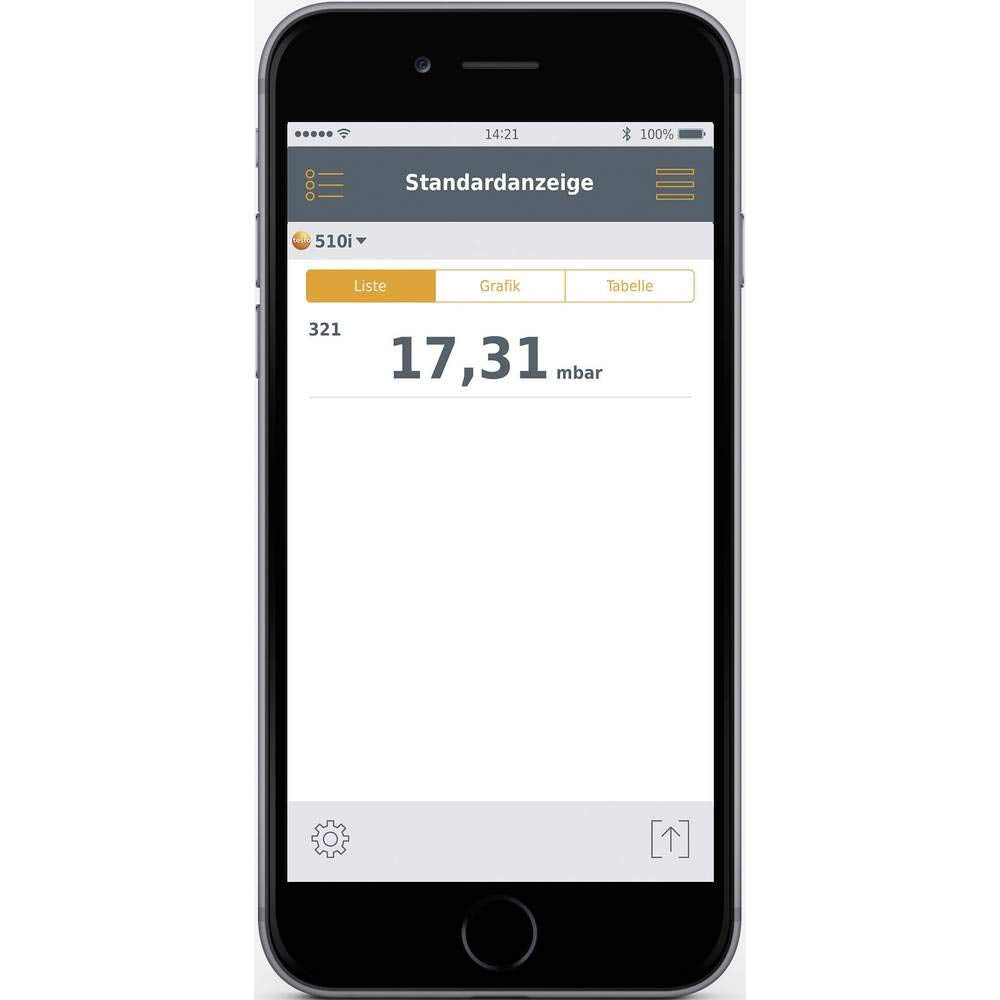 testo - 510i - 0560 1510 - Differenzdruckmessgerät mit Smartphone-Bedienung für den Einsatz in der G