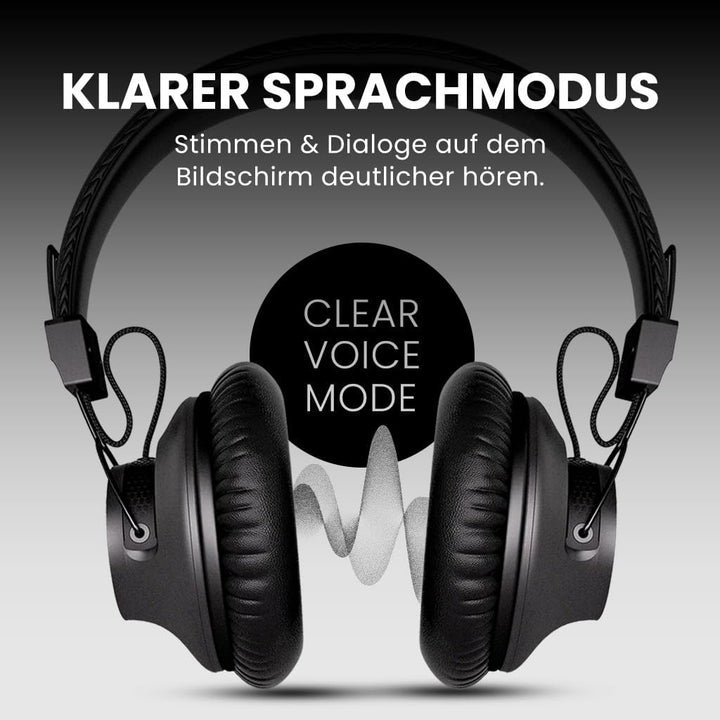 Avantree Audition 3 – Bluetooth 5.3 Over Ear Funkkopfhörer mit kabelloser Ladestation, kompatibel mi