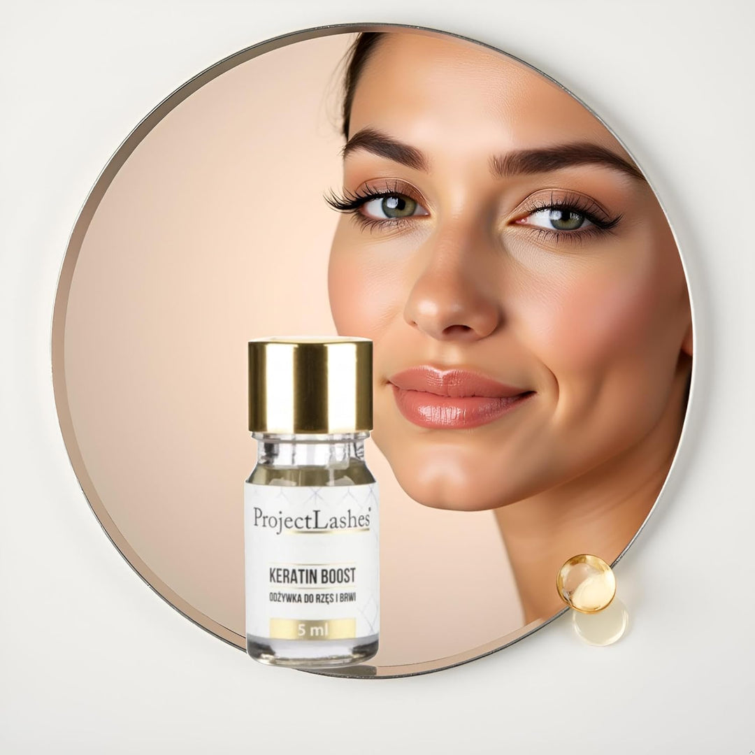 Keratin Serum für Wimpern & Augenbrauen – Travel & Brunette Lift – Nährende Keratinpflege mit Malven