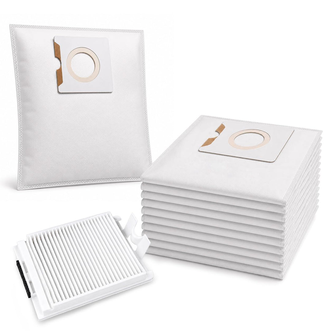 PREMIUM SET - 10 Staubbeutel 1 Filter kompatibel zu Makita DVC260 261 265 Z XU X15 197903-8 - 1A QUA