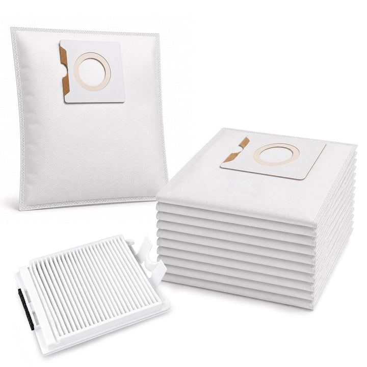 PREMIUM SET - 10 Staubbeutel 1 Filter kompatibel zu Makita DVC260 261 265 Z XU X15 197903-8 - 1A QUA
