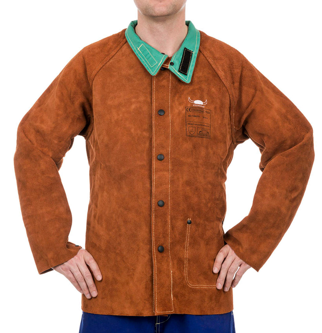 Weldas 44-7300/86/P/XL Schweisserjacke "Leder-Proban" Grösse XL