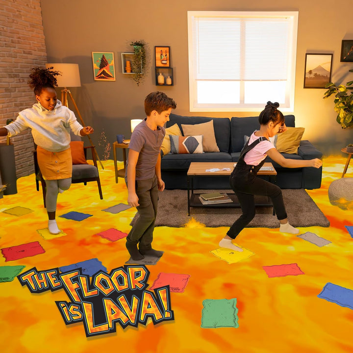 Goliath The Floor is Lava, Familienspiel für Kinder ab 5 Jahren, Gesellschaftsspiel für 2 bis 6 Spie