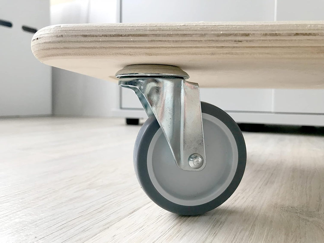 Dörner + Helmer Transportroller Stabil-Soft, 590mm x 290mm x 120mm, 200kg Tragkraft, Gummiräder, für