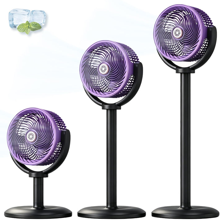 Standventilator sehr leise, 3-in-1: Stand, Tisch, Boden