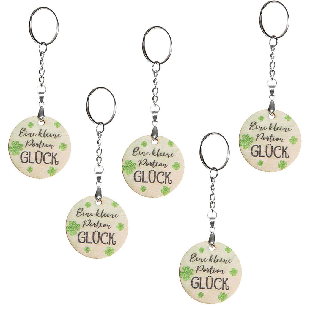 Logbuch-Verlag 10 kleine Gastgeschenke für Hochzeit, Silvester & Geburtstag - Glücksbringer Kleeblat