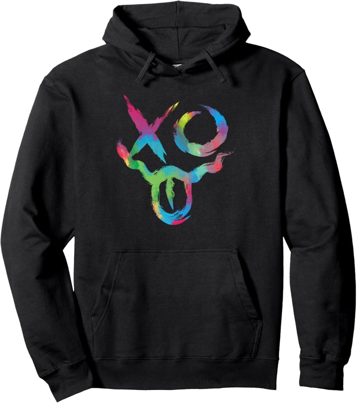 Sommer EDM Festival Rave Face Tech Pullover Hoodie