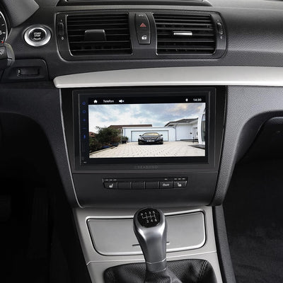 Creasono Autoradio 2DIN: 2-DIN-Autoradio mit Apple CarPlay, DAB+, Freisprecher, 17,1-cm-Display (Aut