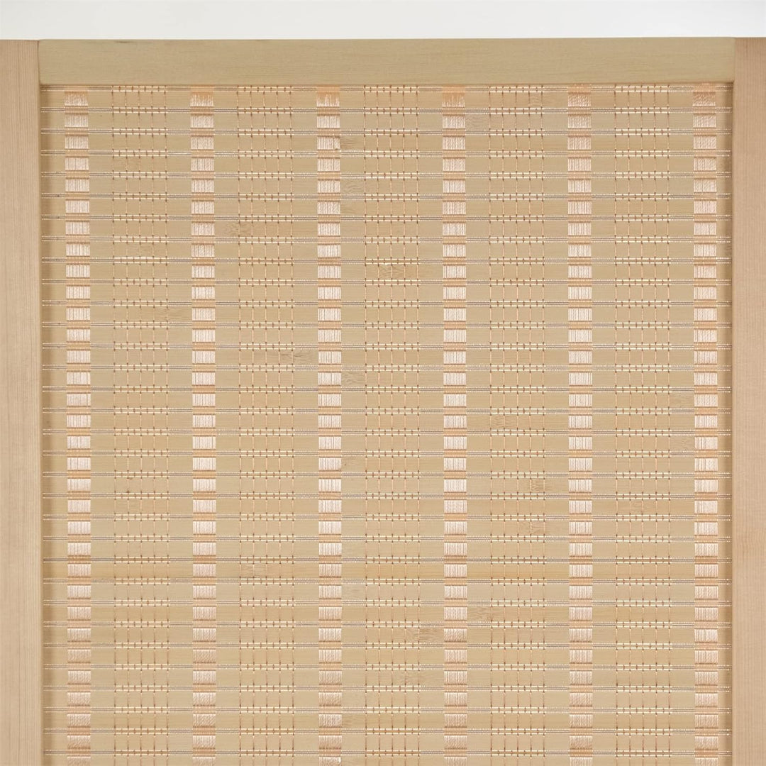 DESIGN DELIGHTS RAUMTEILER Bastia | 170x120 cm, Bambus, Holz, gewebter Faden | Paravent, Trennwand,