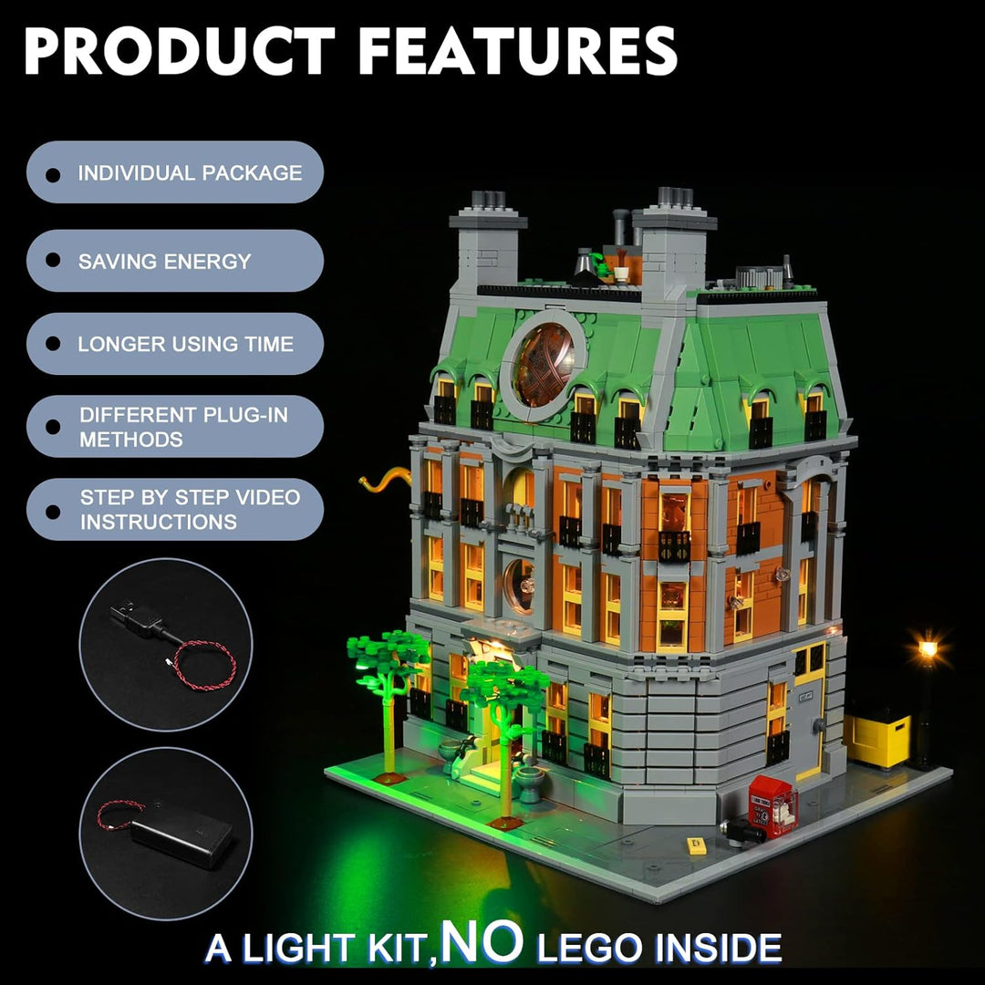 Led Licht Set für Lego 76218 Marvel Sanctum Sanctorum Building Set with Doctor Strange, Licht-Kit Le