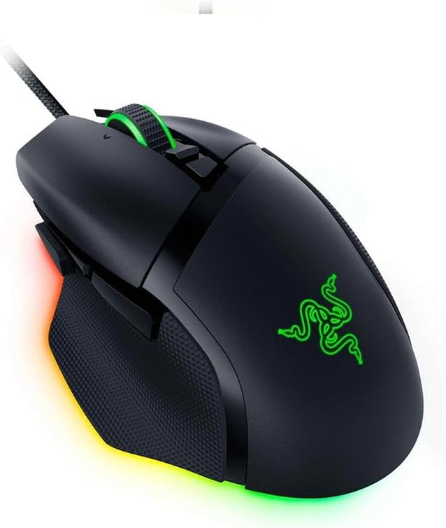 Razer Basilisk V3 - Ratón Ergonómico Para Juegos mit Kabel Standard Windows