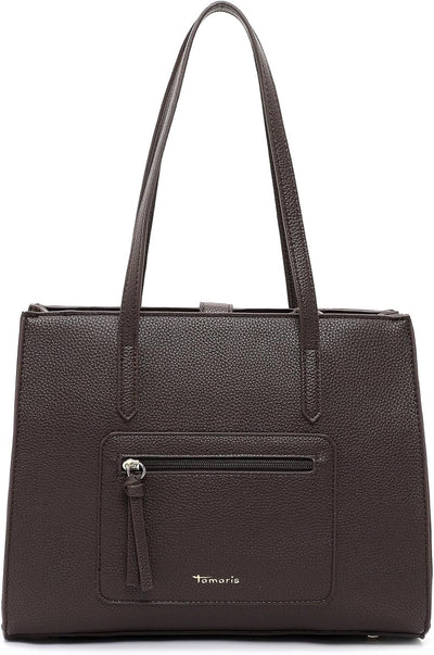 Tamaris Shopper Jasmina 31753 Damen Handtaschen Uni Einheitsgrösse Brown 200, Einheitsgrösse Brown 2