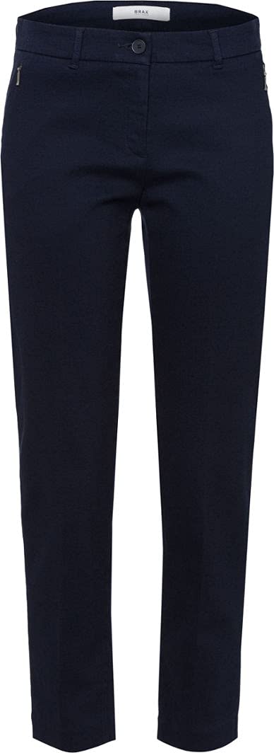 BRAX Damen Style Maron Chino Uni Hose 38W / 30L Marine, 38W / 30L Marine