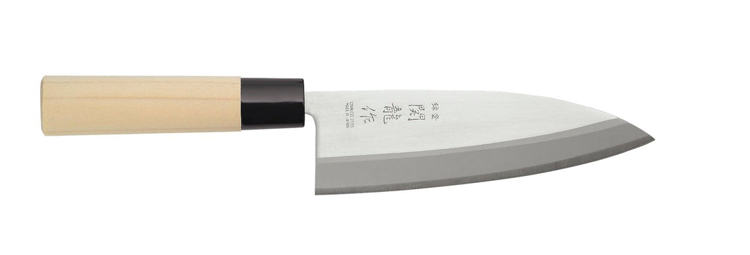HENDI Deba Messer, breites Klinge, zum Filetieren und Schneiden, extra scharf, japanisches Design, j